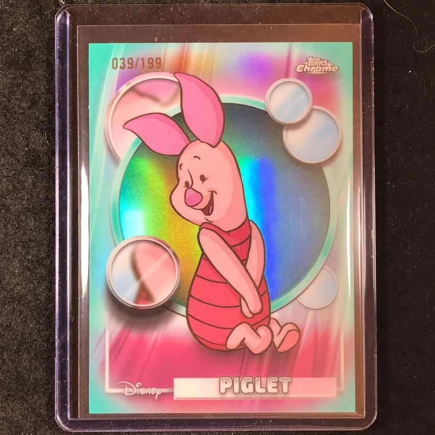 2026 Topps Chrome Disney PIGLET Aqua 39/199 #103