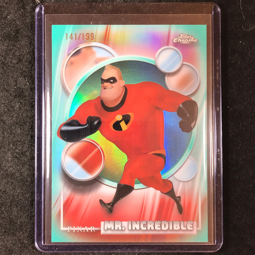 2026 Topps Chrome Disney MR. INCREDIBLE Aqua 141/199 #126