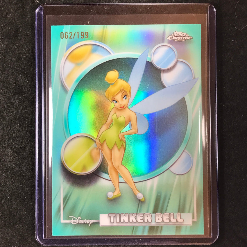2026 Topps Chrome Disney TINKER BELL Aqua 62/199 #166