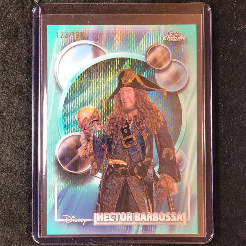 2026 Topps Chrome Disney HECTOR BARBOSSA Aqua Wave 123/199 #16