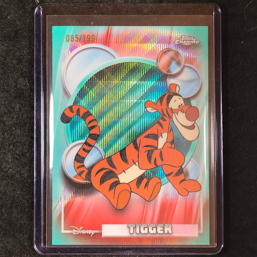 2026 Topps Chrome Disney TIGGER Aqua Wave 58/199 #101