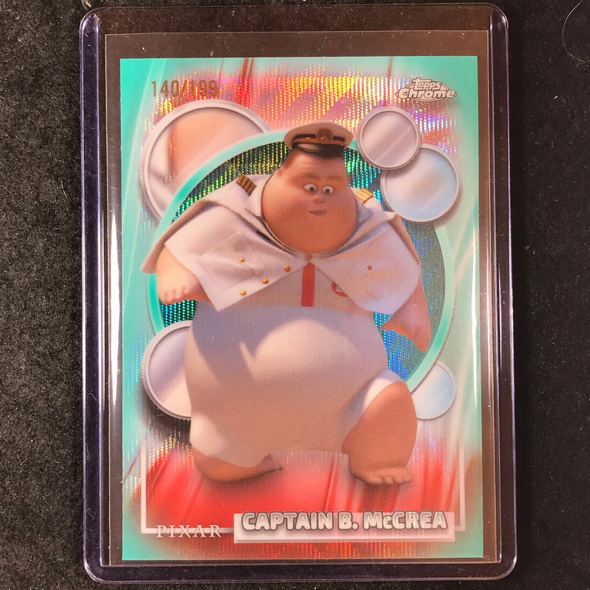 2026 Topps Chrome Disney CAPTAIN B. MCCREA Aqua Wave 140/199 #144