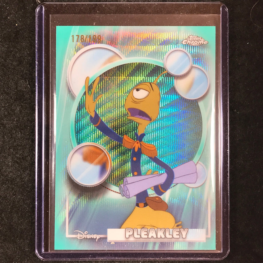 2026 Topps Chrome Disney PLEAKLEY Aqua Wave 178/199 #154