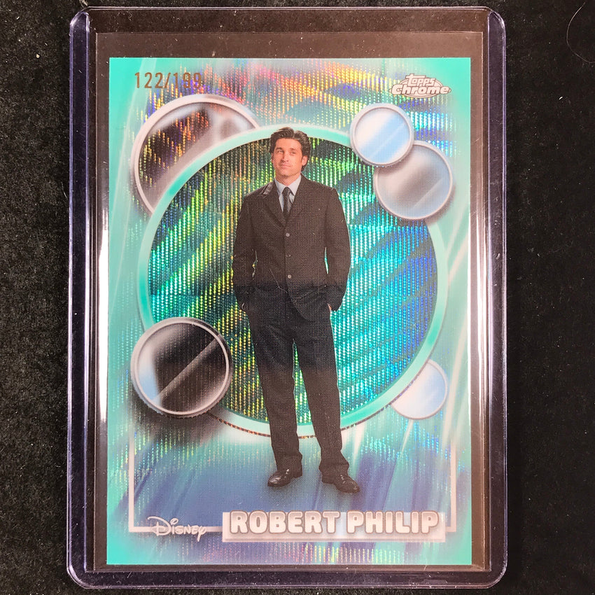 2026 Topps Chrome Disney ROBERT PHILIP Aqua Wave 122/199 #160