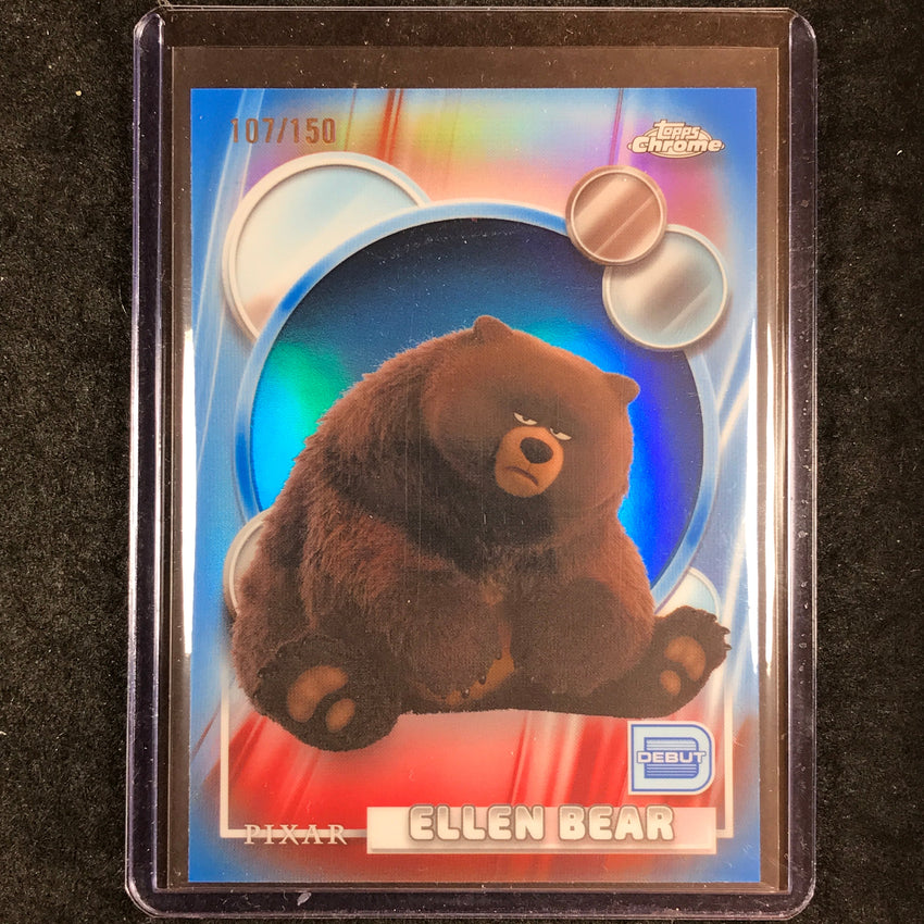 2026 Topps Chrome Disney ELLEN BEAR Debut Blue 107/150 #113
