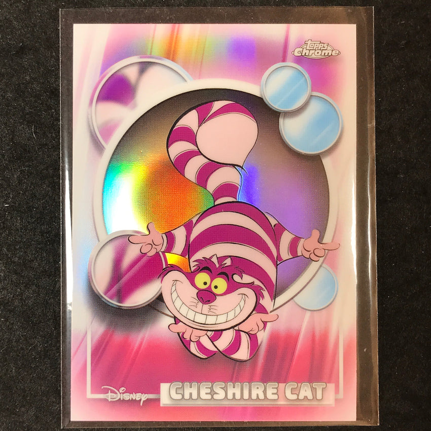 2026 Topps Chrome Disney CHESHIRE CAT Base Refractor #77
