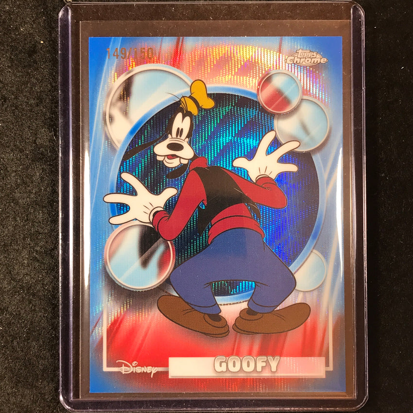2026 Topps Chrome Disney GOOFY Blue Wave 149/150 #52