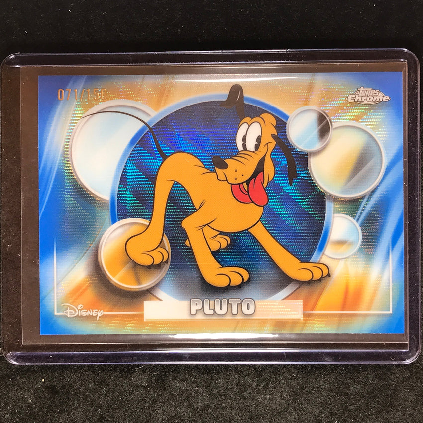 2026 Topps Chrome Disney PLUTO Blue Wave 71/150 #53