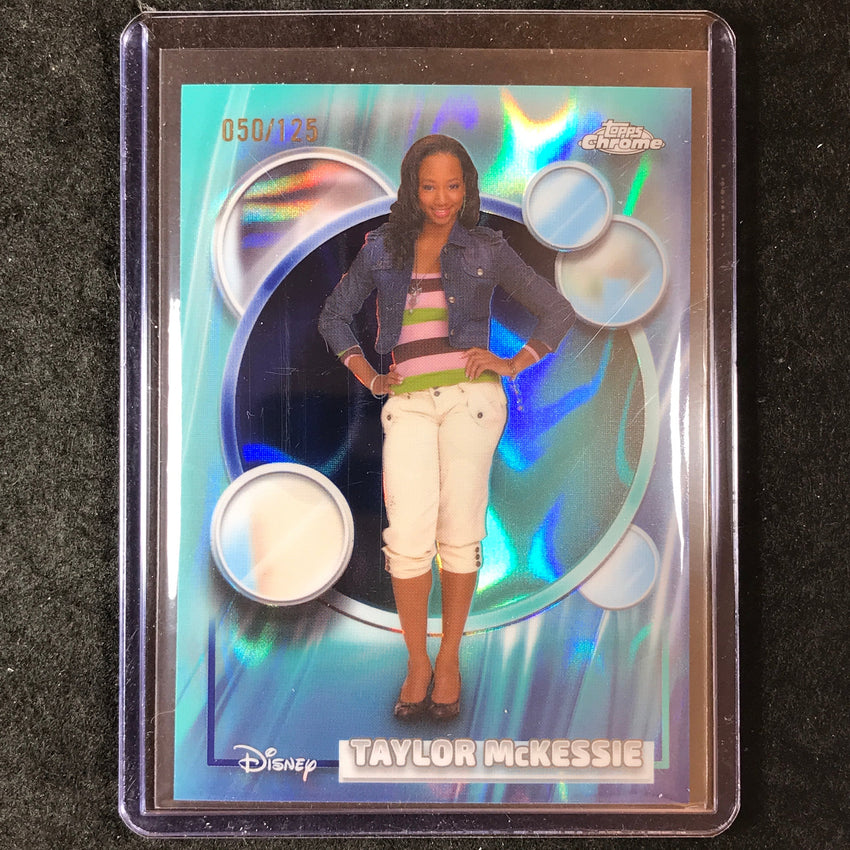2026 Topps Chrome Disney TAYLOR MCKESSIE Dark & Light Blue Lava 50/125 #187