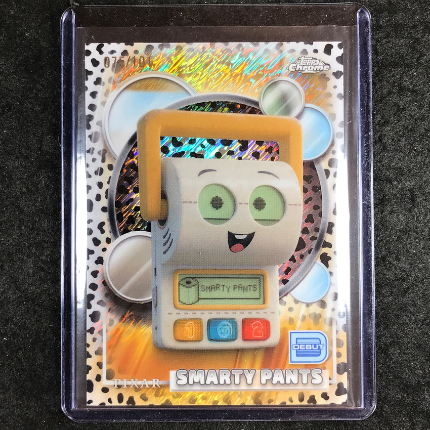 2026 Topps Chrome Disney SMARTY PANTS 101 Dalmations Black White Shimmer 75/101