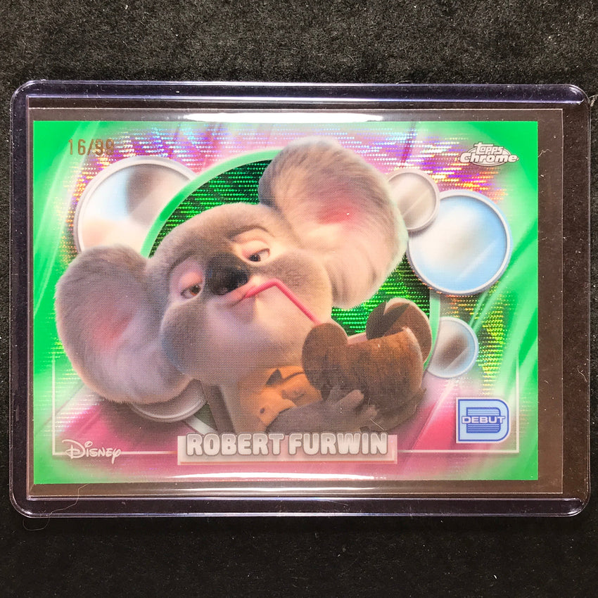 2026 Topps Chrome Disney ROBERT FURWIN Debut Green Wave 16/99 #73