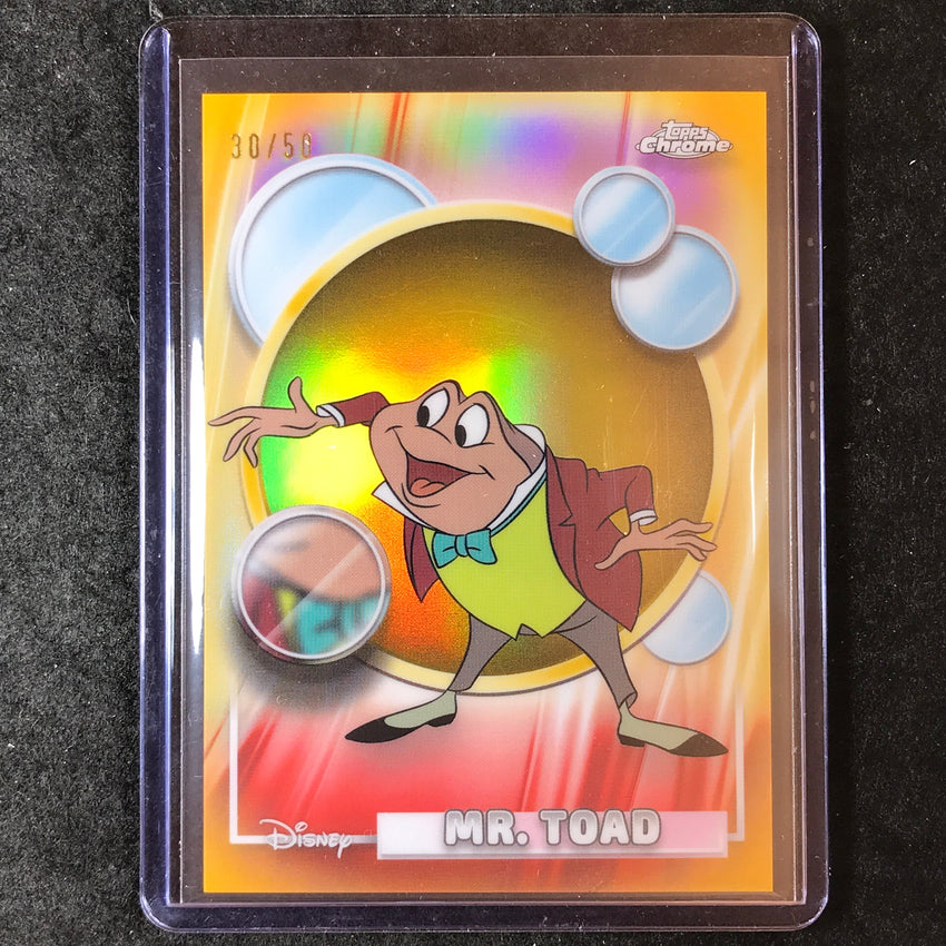 2026 Topps Chrome Disney MR. TOAD Gold 30/50 #3