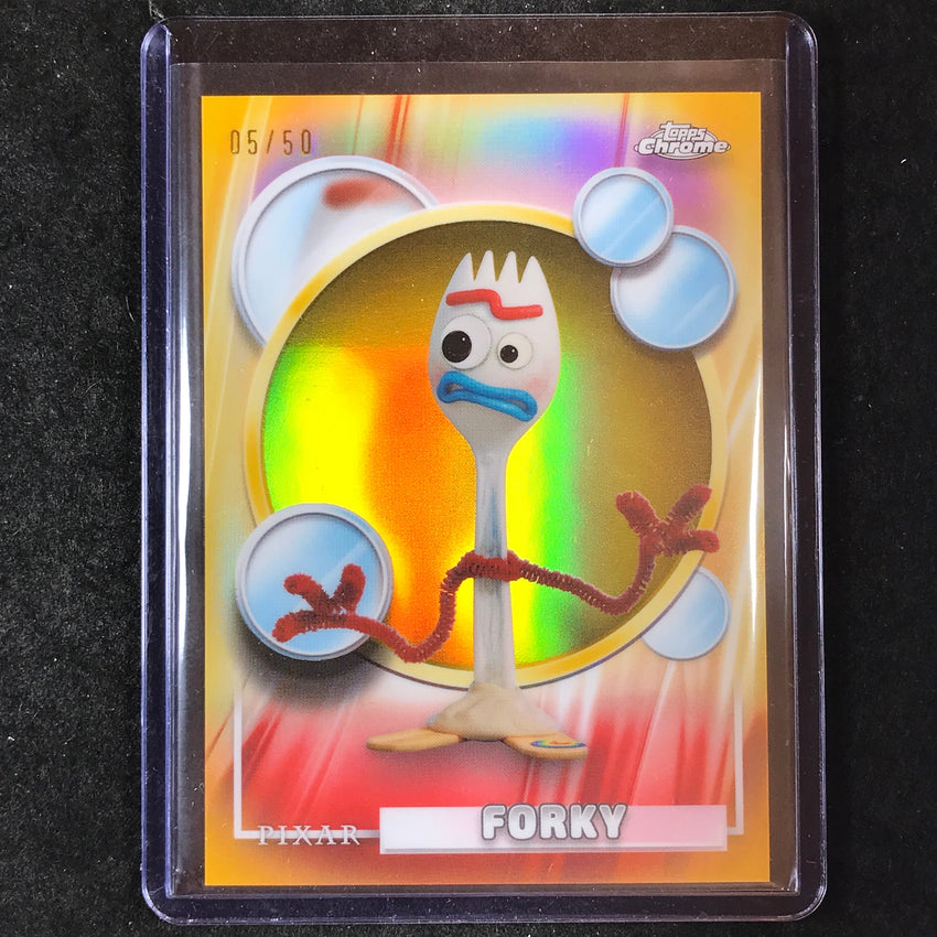 2026 Topps Chrome Disney FORKY Gold 5/50 #192
