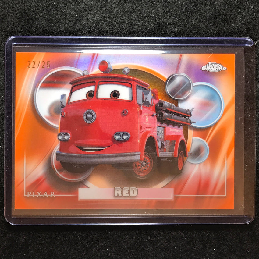 2026 Topps Chrome Disney RED Orange 22/25 #24