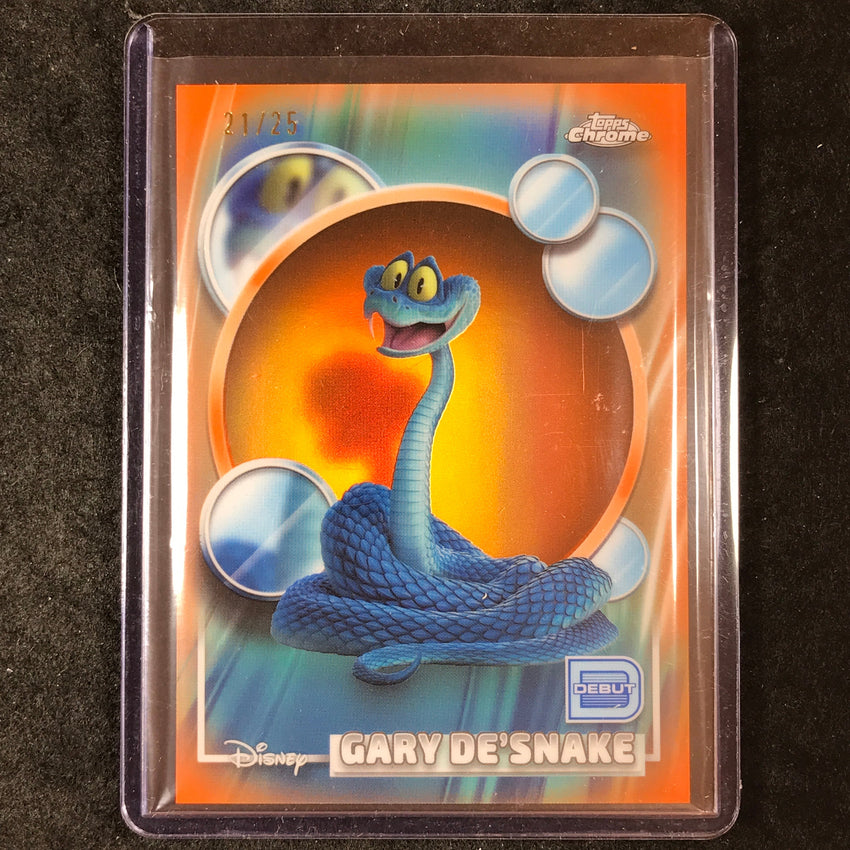 2026 Topps Chrome Disney GARY DE'SNAKE Debut Orange 21/25 #68