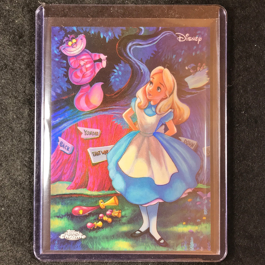 2026 Topps Chrome Disney ALICE IN WONDERLAND Art of Disney SSP #3