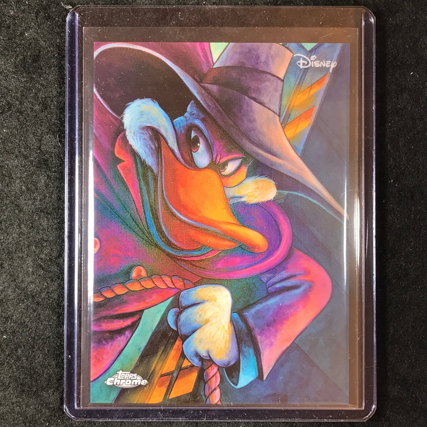 2026 Topps Chrome Disney DARKWING DUCK Art of Disney SSP #7