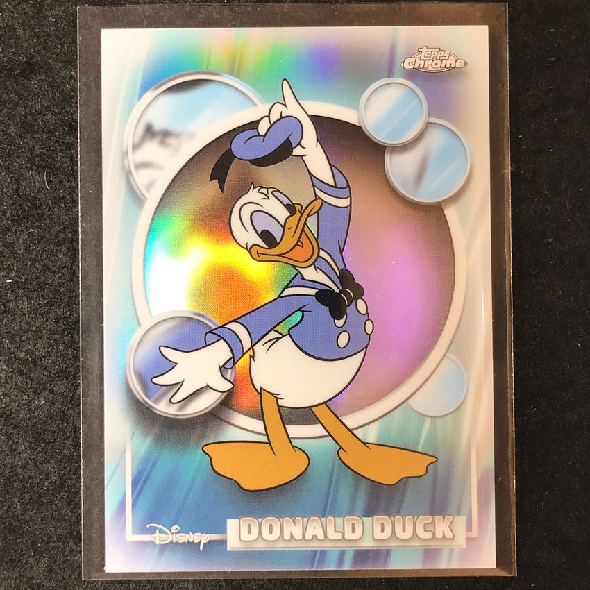 2026 Topps Chrome Disney DONALD DUCK Base Refractor #99