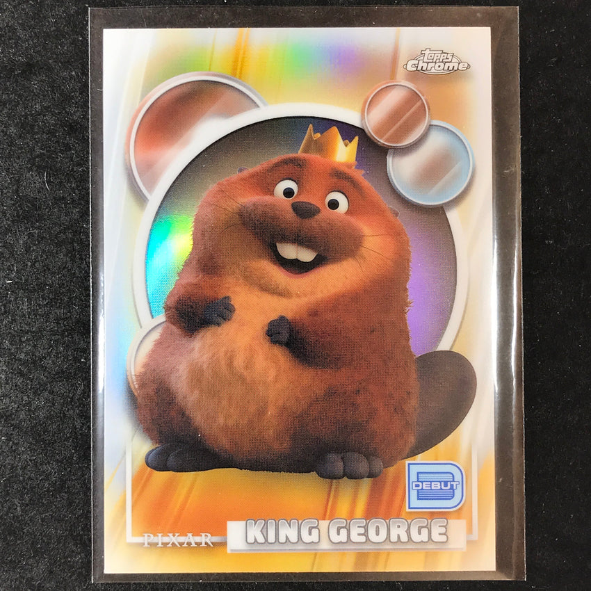 2026 Topps Chrome Disney KING GEORGE Debut Base Refractor #111