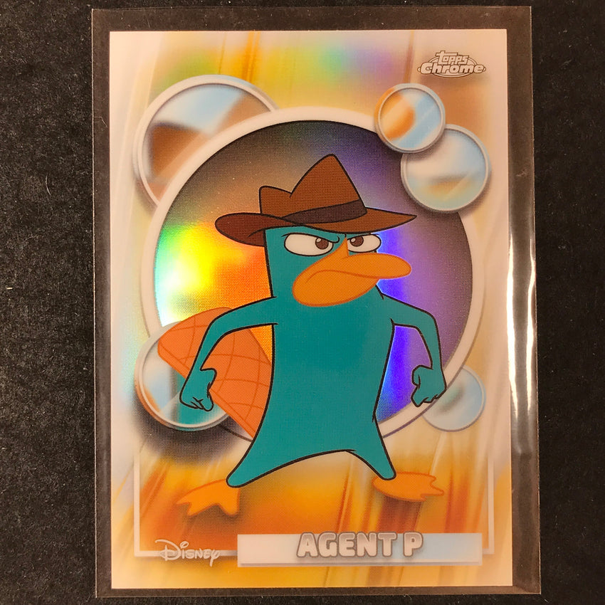2026 Topps Chrome Disney AGENT P Base Refractor #117