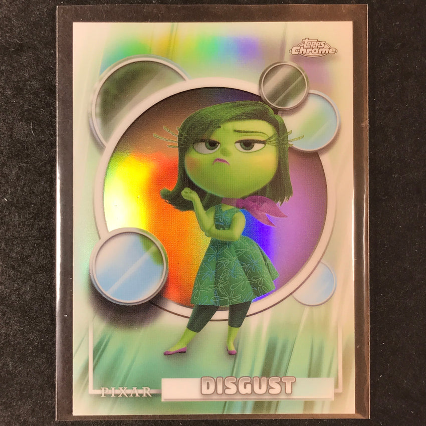 2026 Topps Chrome Disney DISGUST Base Refractor #175