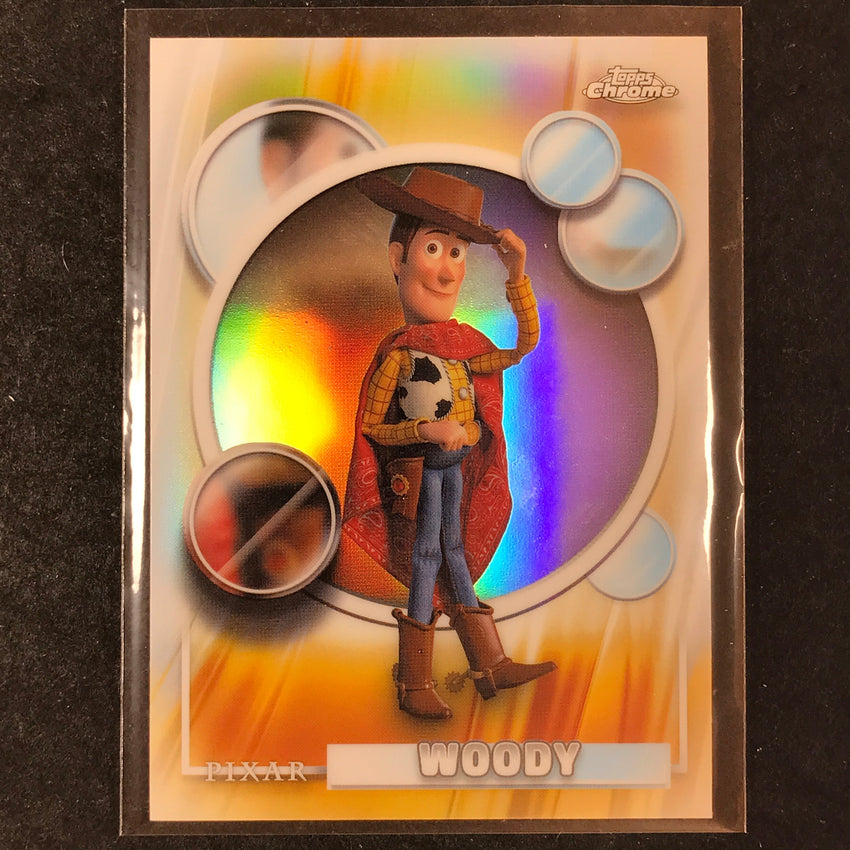 2026 Topps Chrome Disney WOODY Base Refractor #194
