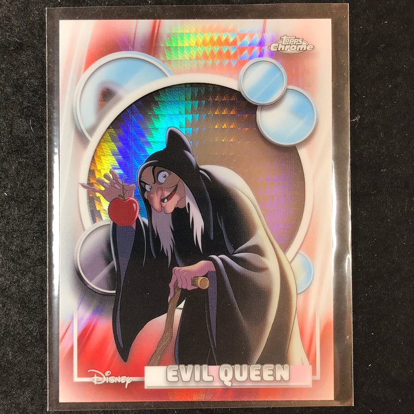 2026 Topps Chrome Disney EVIL QUEEN Base Prism #2