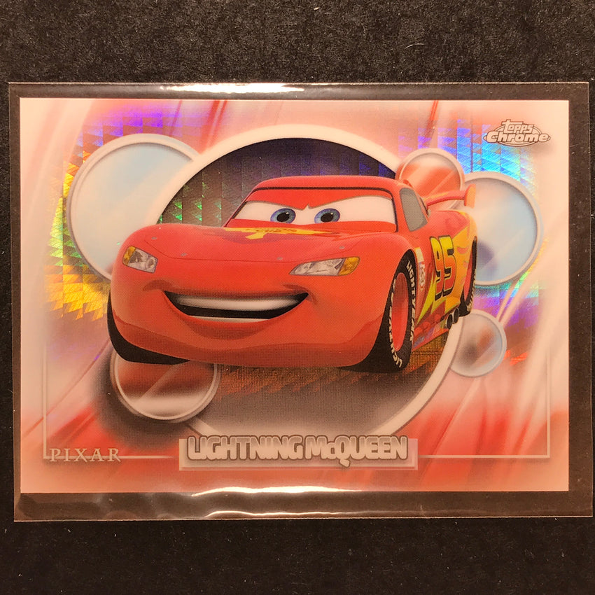 2026 Topps Chrome Disney LIGHTNING MCQUEEN Base Prism #20