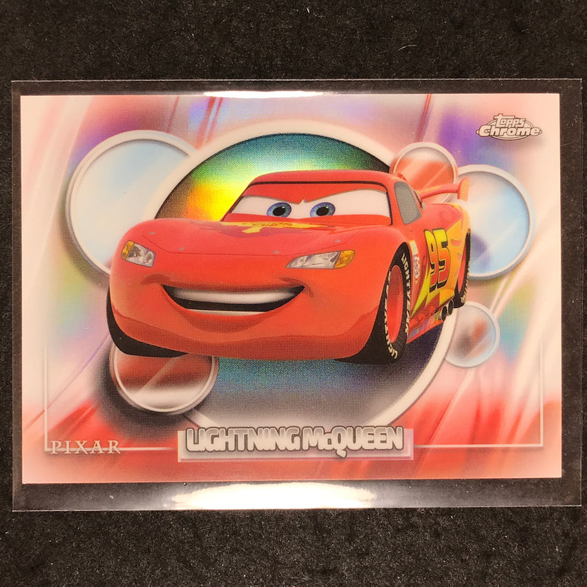 2026 Topps Chrome Disney LIGHTNING MCQUEEN Base Refractor #20