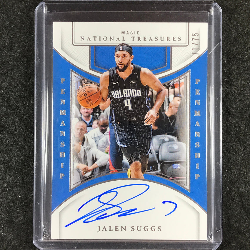 2024-25 National Treasures JALEN SUGGS Penmanship Auto 71/75