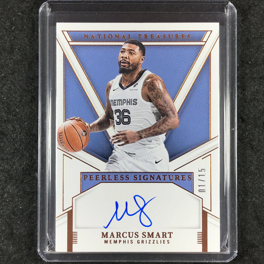 2024-25 National Treasures MARCUS SMART Peerless Signatures Bronze 1/15