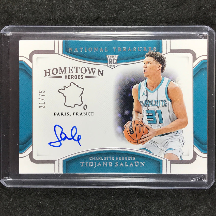 2024-25 National Treasures TIDJANE SALAUN Hometown Heroes Rookie Auto 21/75