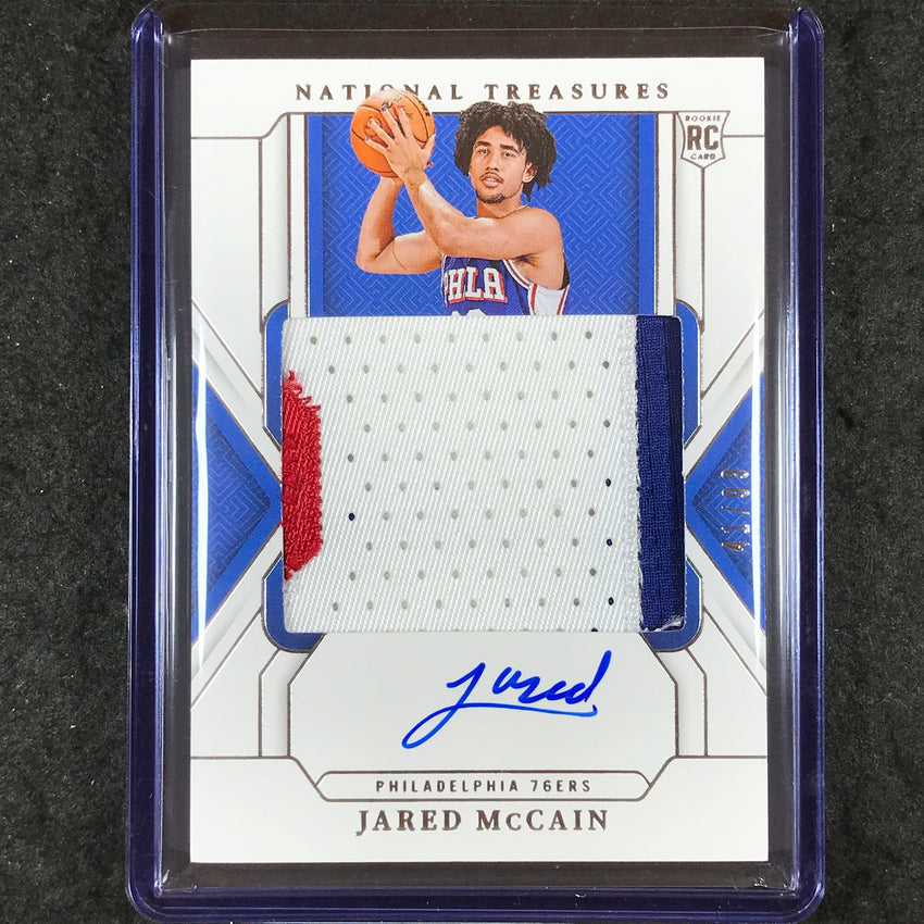 2024-25 National Treasures JARED MCCAIN Rookie Patch Auto 41/99 #115