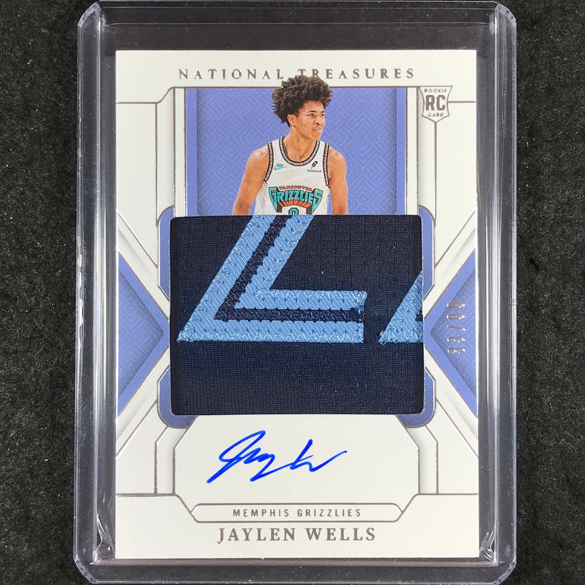 2024-25 National Treasures JAYLEN WELLS Rookie Patch Auto 33/99 #127