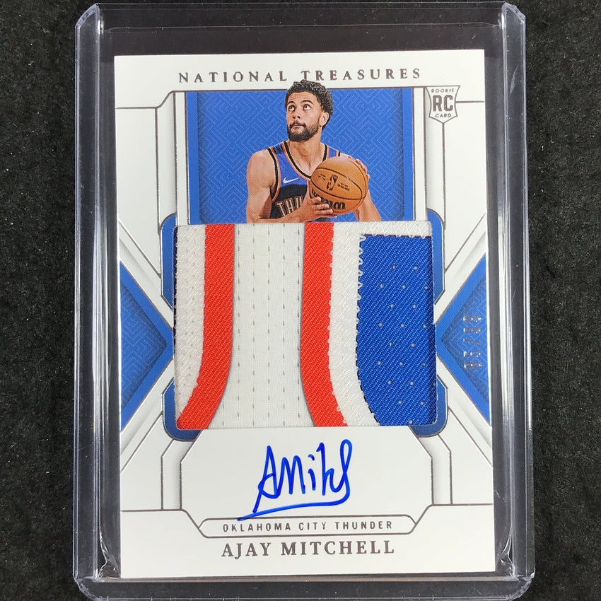 2024-25 National Treasures AJAY MITCHELL Rookie Patch Auto 5/99 #148