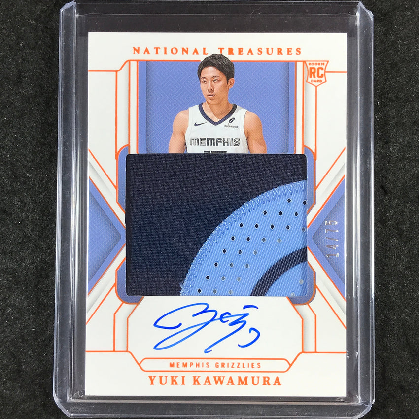 2024-25 National Treasures YUKI KAWAMURA Rookie Patch Auto Orange 14/75 #136