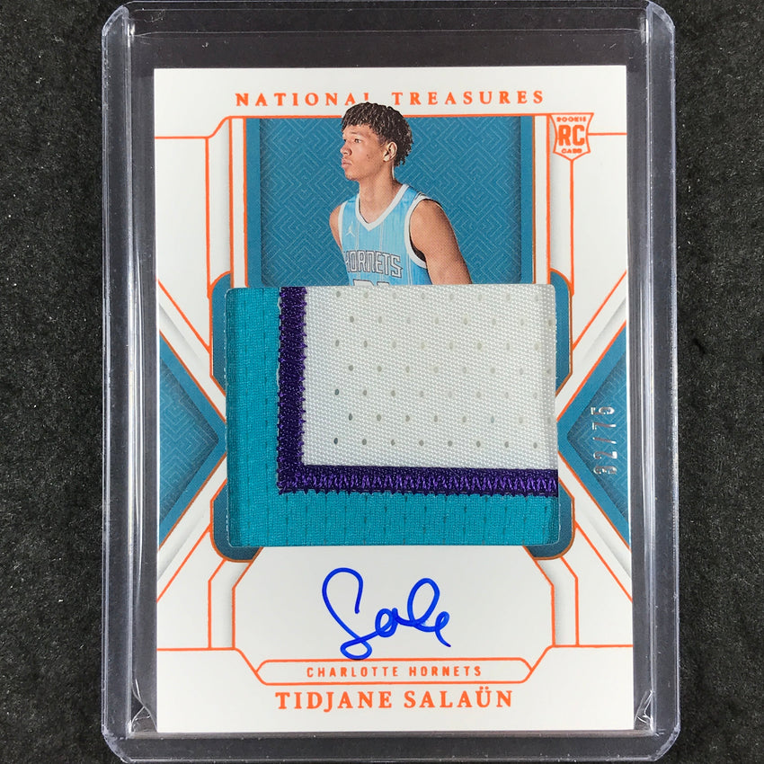 2024-25 National Treasures TIDJANE SALAUN Rookie Patch Auto Orange 32/75 #137