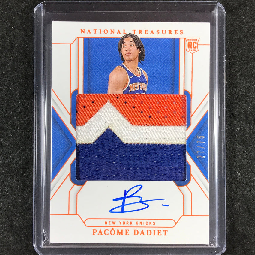 2024-25 National Treasures PACOME DADIET Rookie Patch Auto Orange 27/75 #144
