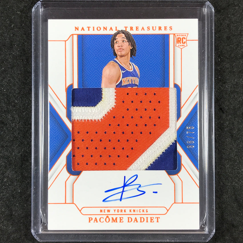 2024-25 National Treasures PACOME DADIET Rookie Patch Auto Orange 36/75 #144
