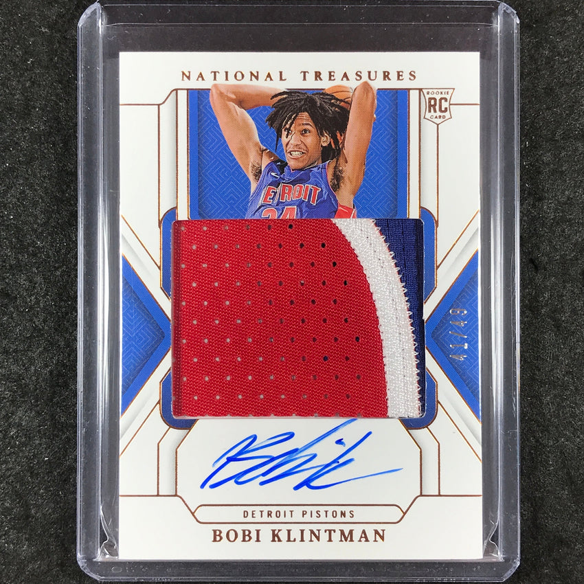 2024-25 National Treasures BOBI KLINTMAN Rookie Patch Auto Bronze 41/49 #139
