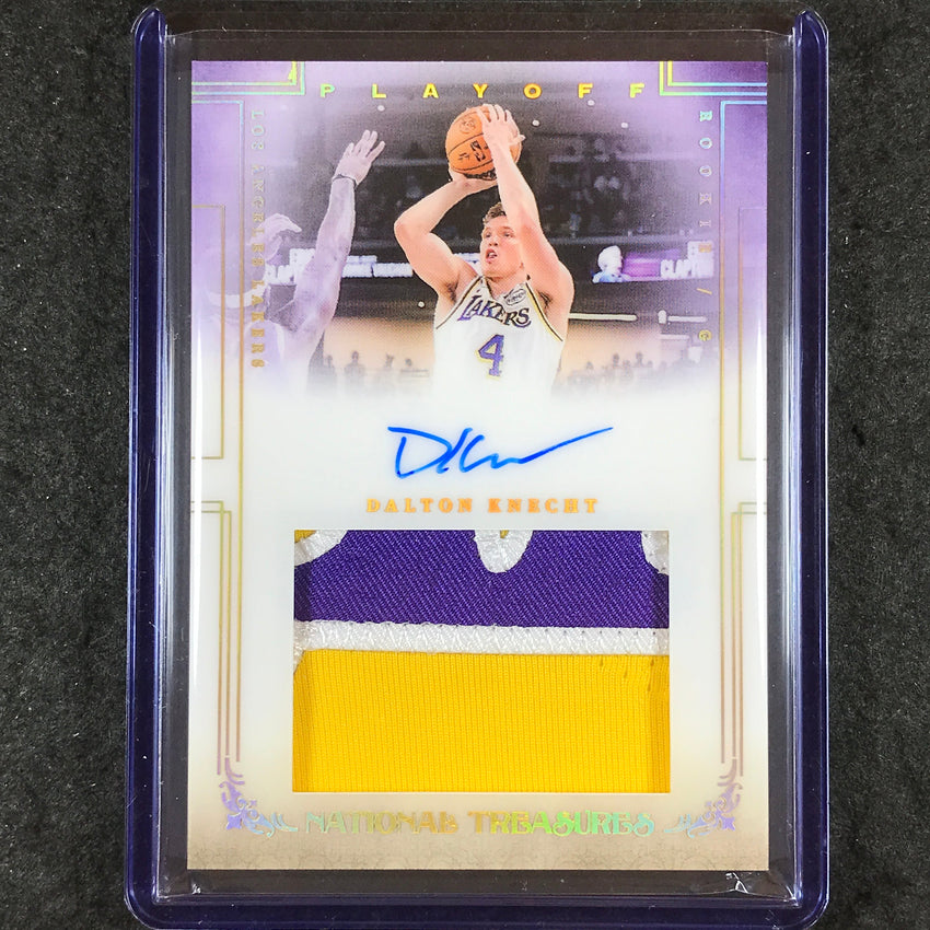 2024-25 National Treasures DALTON KNECHT Retro 2007 Rookie Patch Auto 9/10