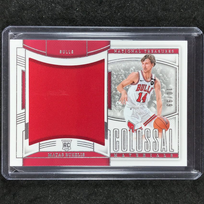 2024-25 National Treasures MATAS BUZELIS Colossal Rookie Materials Jersey 10/99