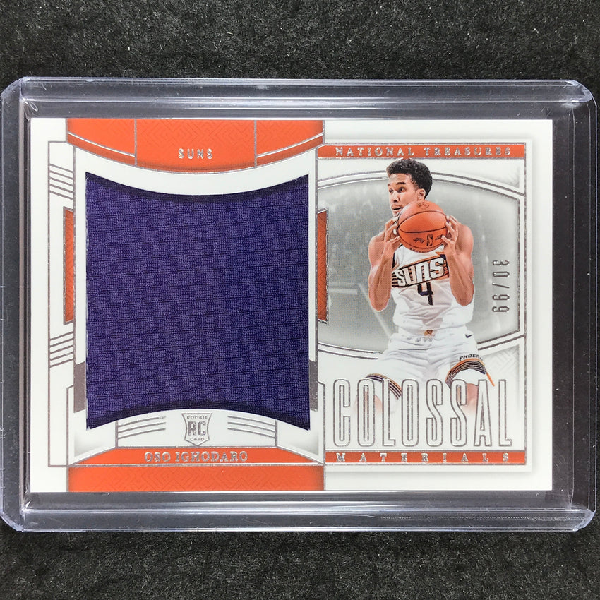2024-25 National Treasures OSO IGHODARO Colossal Rookie Materials Jersey 30/99