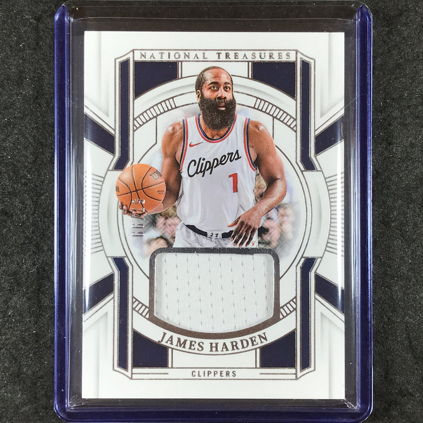2024-25 National Treasures JAMES HARDEN Franchise Treasures Jersey Relic 57/99