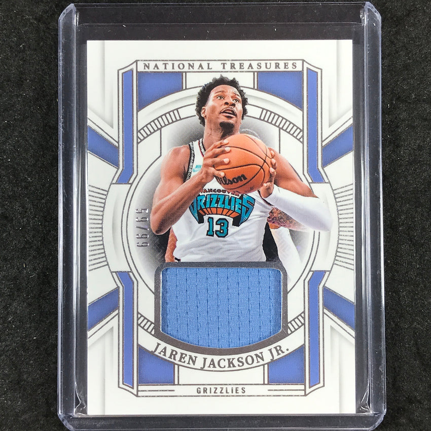2024-25 National Treasures JAREN JACKSON JR. Franchise Treasures Jersey 59/99