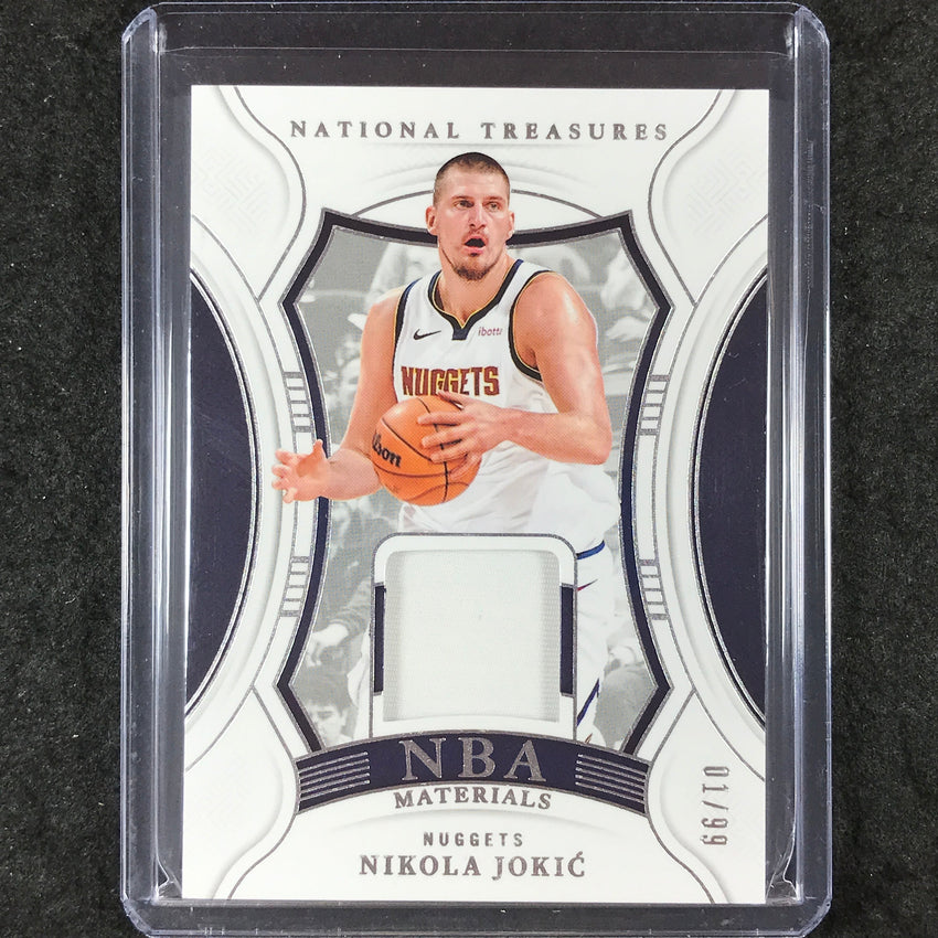 2024-25 National Treasures NIKOLA JOKIC NBA Materials Jersey Relic 1/99