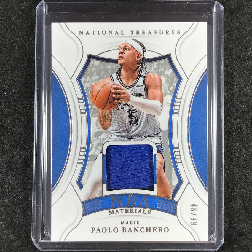 2024-25 National Treasures PAOLO BANCHERO NBA Materials Jersey Relic 46/99