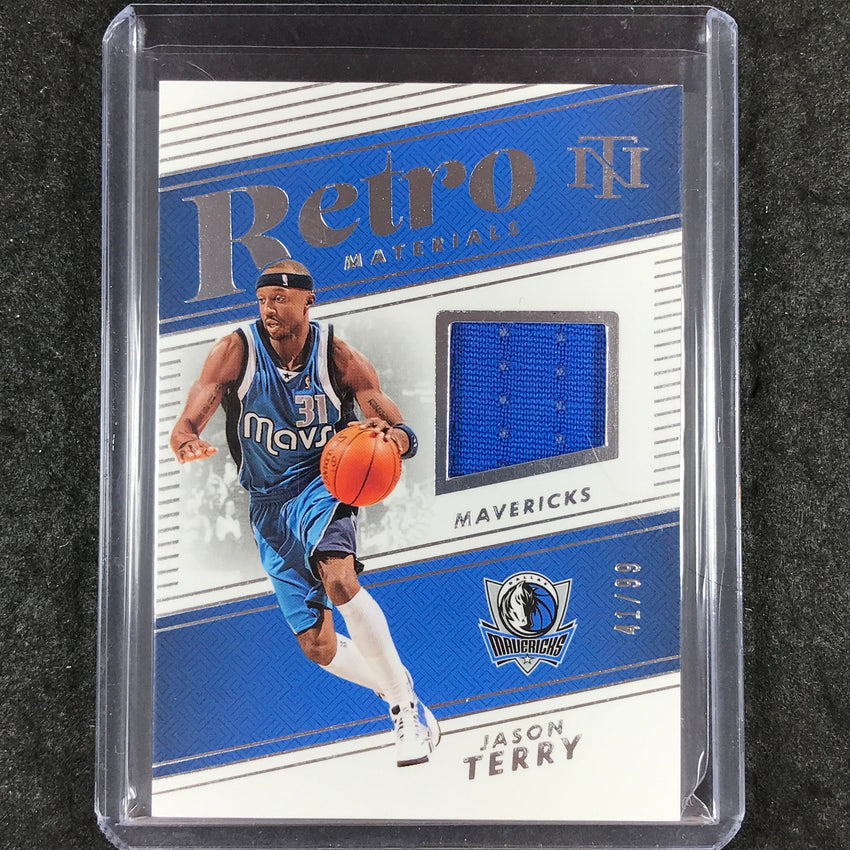 2024-25 National Treasures JASON TERRY Retro Materials Jersey Relic 41/99
