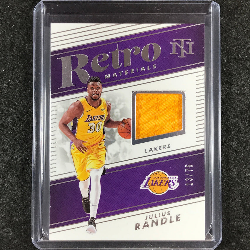 2024-25 National Treasures JULIUS RANDLE Retro Materials Jersey Relic 13/75