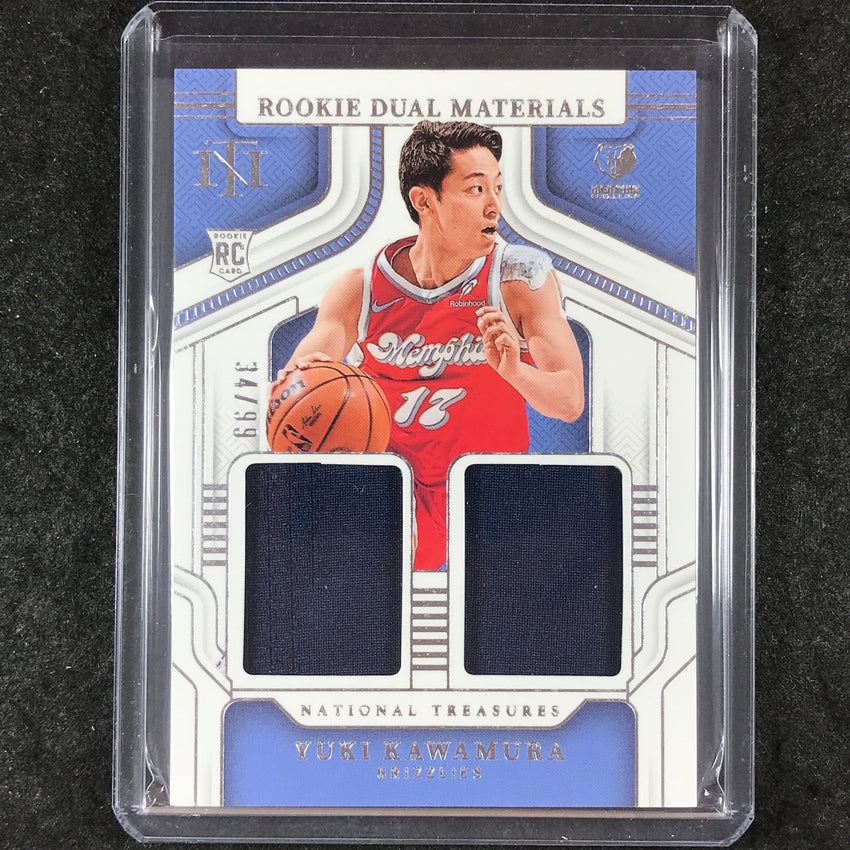 2024-25 National Treasures YUKI KAWAMURA Rookie Dual Materials Jersey 34/99